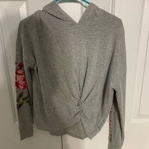 Aeropostale Knotted Fleece Hoodie